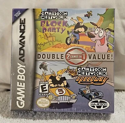 2 In 1 Multicart Cartoon Network Block Party 💪 And Speedway 🚘 GBA New Sealed  • $34.99