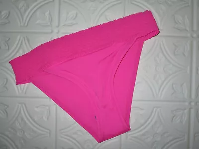 PINK By Victoria's Secret Bikini Bottom Pink Elastic Waistband Women's Small • $11.98