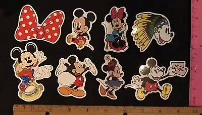 LOT OF 8 MICKEY & MINNIE MOUSE Stickers Decals Movie Cartoon DISNEY Themed • $4