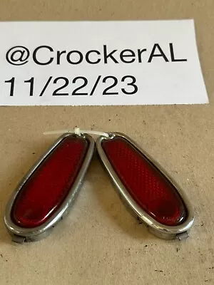 1938-40 Packard SIX-120  Tail Light Lens With Bezels/retainers Pair • $210