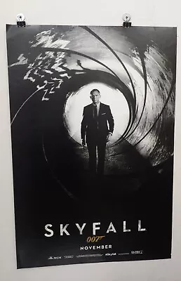 Skyfall - Original DS Movie Poster - D/S 27x40 James Bond Advance VG • £29.18