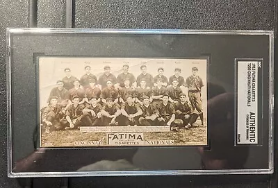 1913 T200 Fatima Cincinnati Nationals SGC Authentic Mordecai Brown Reds Tinker • $349.99