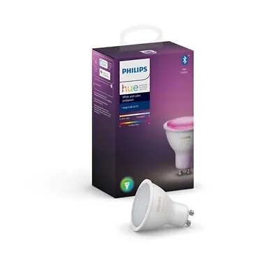 $99 • Buy Philips Hue Colour/white Ambiance 5.7w Gu10 Bulb