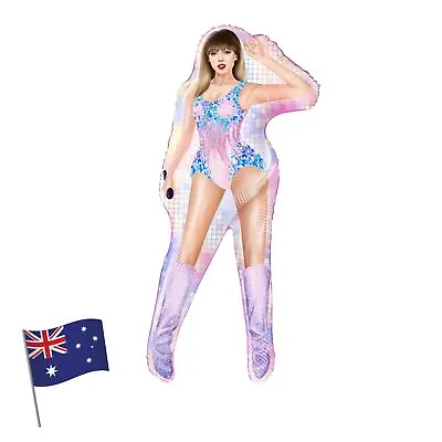 Taylor Swift GIANT Foil Balloon Party Shape Decoration 110cm AU SELLER Concert • $19.95