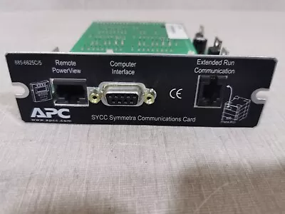 APC 885-6625C/5 SYCC Symmetra Communications Card • $100