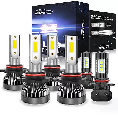 For Toyota Sienna Van 3.5L 2006-2010 Xenon White LED Headlight + Fog Light Bulbs • $35.99