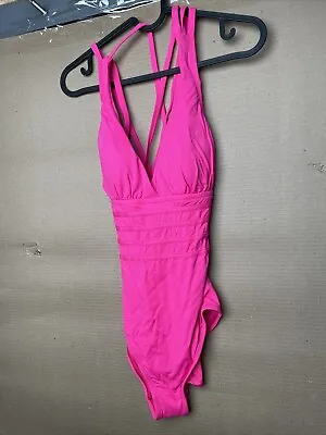 La Blanca Women’s One Piece Bathing Suit Hot Pink Size 10 Brand New NWT • $31.95