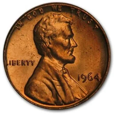 1964 P - Lincoln Memorial Penny - BU • $1.49