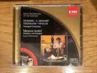 Maurice Andre CD Hummel Mozart Telemann Vivaldi Trumpet Concertos CD NewUNSEALED • £4.99