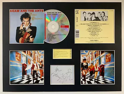 ADAM & THE ANTS - Signed Autographed - PRINCE CHARMING - Album Display Deluxe • £40