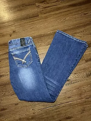 Vanity Jeans Women’s Bootcut 27x33 Blue Dark Wash • $19.95