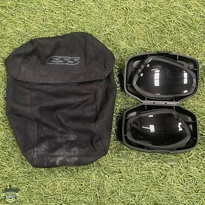 £8.99 • Buy British Army Dark Lens & Storage Pouch | For Ess Goggles | Issued Surplus