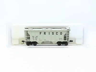 N Scale Atlas Trainman 50002884 SLSF Frisco 2-Bay Covered Hopper Car #84044 • $19.95