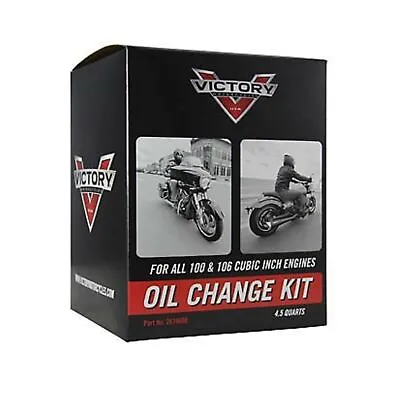 Victory Motorcycle Oil Change Kit 2879600 • $106.99