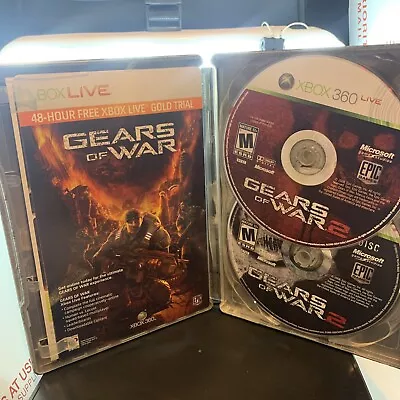 Gears Of War 2: Limited Edition Steelbook (Microsoft Xbox 360 2008) Complete • $9.99