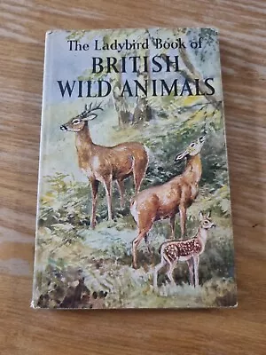 Vintage Ladybird Book British Wild Animals & DJ Series 536 First Edition L1 • £6.99