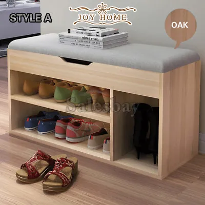 $62.69 • Buy Stool Rack Storage Box Cupboard Organiser Shelf Shoe Cabinet Bench
