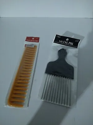  Afro Pick Comb Lift Hair Detangle Lot Combs Annie Titan A-59 • $5.99