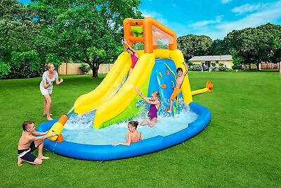 Bestway H2OGO Kids Inflatable Mega Bouncy Castle Water Park Pool Water Slide   • $617.13