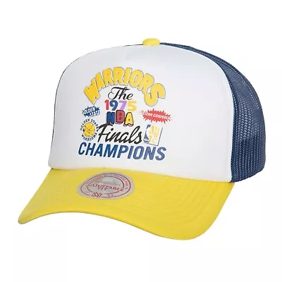 Mitchell & Ness Golden State Warriors HWC SOUL Champs Fest Trucker Hat Cap 1975 • $34.94