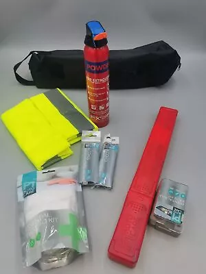 £14 • Buy P1 Autocare European Travel Kit, With 0.6 Kg Fire Extinguisher Warning Triangle,