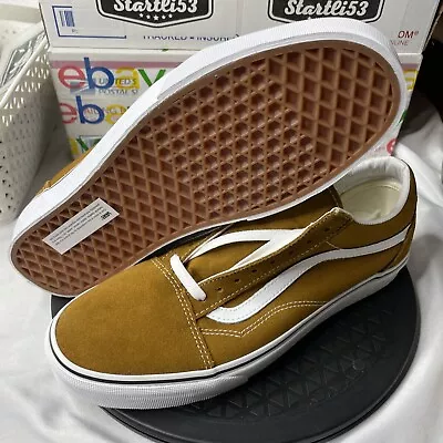 Vans Men’s Old Skool Skateboarding Shoes Size 11 Golden Brown | VN0005UF1M7 New • $64.95