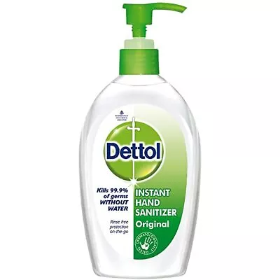 Dettol - 200ML Instant Hand Sanitiser Antibacterial Gel - Pump Germs Virus • $14.95