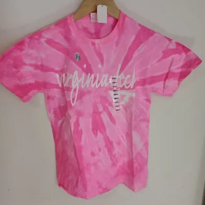 New Virginia Tech VT Tie Dye Pink Tshirt Women's Small • $9.59