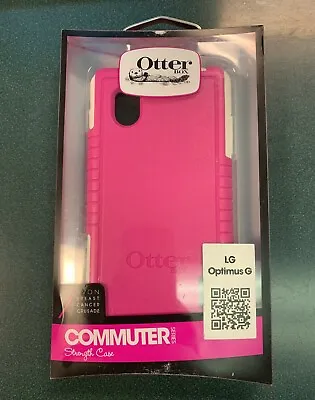 Otter Box Commuter Series Phone Case For A LG Optimus G Pink White  • $9.99