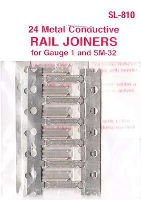 PECO SL-810 Fishplates 24 (Track Joiners) For Gauge 1 & SM-32 Track 2nd POSTONLY • £7.99