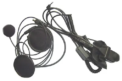 Motorcycle Headset Full Face Motorola Talkabout Cobra Microtalk • £29.95