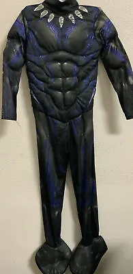 ⚡️Black Panther Muscle Chest Halloween Costume Jumpsuit (Medium) ⚠️NO MASK⚠️ • $21.99