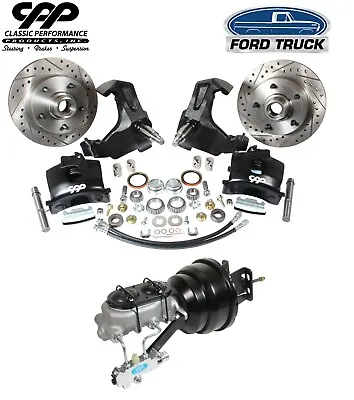 1965-72 FORD F100 1/2 TON STOCK SPINDLE POWER DISC BRAKE CONVERSION KIT 5 X 5.5 • $1259