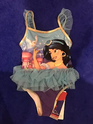£10 • Buy Disney Aladdin Girls Tutu Skirt Swimming Costume Princess Jasmine 2 - 3 Years