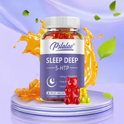 Sleep Deep 5-HTP Gummies - With Melatonin & L-Theanine - Improve Sleep Quality • $16.18