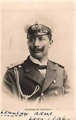 Royality Kaiser Wilhelm Emperor Of Germany Vintage 1902 Postcard • $12.95