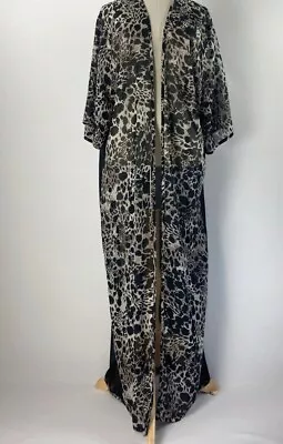 H&M Open Kimono In Sheer Cheetah Size M (18) RRP$89.95 • $20