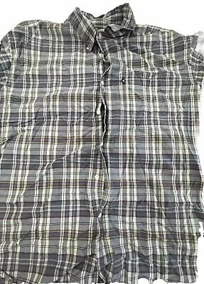 Vintage Ralph Lauren Jeans Company Shirt Mens Size 2XL Plaid Button Down • $21.89