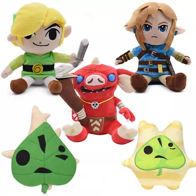 The Legend Of Zelda Plush Toys Link Korok Soft Stuffed Doll Collection Kid Gifts • £9.04