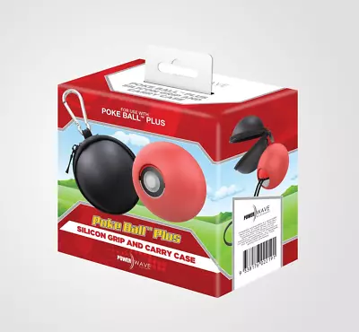 Powerwave Poke Ball Plus Silicon Grip And Carry Case Bundle • $20.88