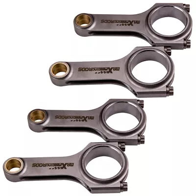Forged H-Beam Connecting Rods ARP Bolts For Honda Accord F22 2.2L 90-97 142mm • $377.49