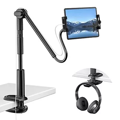 Gooseneck Tablet Stand For Bed 360 Adjustable Phone & IPad Holder For Desk • £25.99