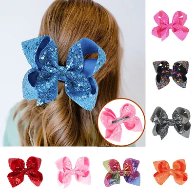Kids Hair Accessories Shining Alligator Hairpin Rainbow Colorful Boutique DIY * • $3.10