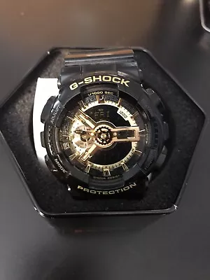 Casio G-Shock Watch Men 51mm Black Dial Analog Digital 5146 GA-110MB • $29.99