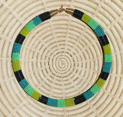 African Maasai Beaded Choker Necklace Ethnic Boho Tribal Masai Massai Mcss25 • $17.97