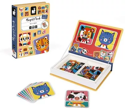 MIX & MATCH MANETIC'BOOK By JANOD - PORTABLE MAGNETIC AND EDUCATIONAL GAME  • £19.99