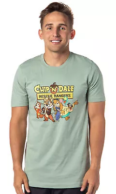 Disney Men's Chip 'N Dale Rescue Rangers Group Graphic Print T-Shirt • $13.95