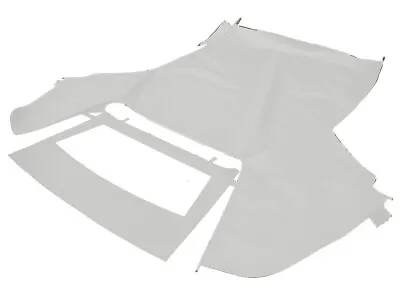 Ford Mustang 1983-90 Convertible Top & Window Made From White Pinpoint Vinyl • $299