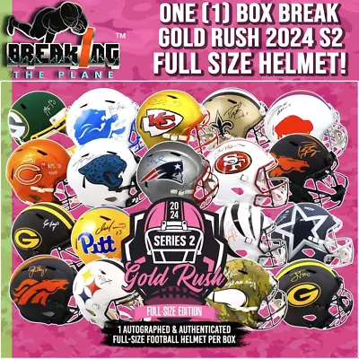 GB Packers Gold Rush 2024 S2 Full Size Helmt One (1) Box Break (THU) • $9.49