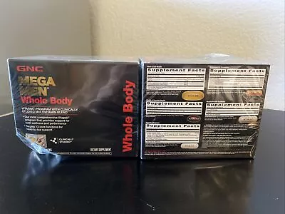 GNC Mega Men Whole Body Vitapak® Program (30 Servings) Lot Of TWO (2) EXP 02/25 • $89.99